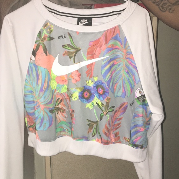 Nike Pants - Flower Nike tracksuit